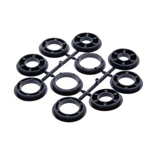 Grata circular lisa 10" cobrizada Makro