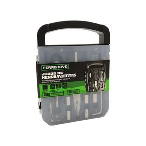 Kit De Herramientas Ferrenovo 20 Piezas en Caja Plástica