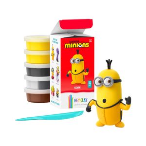 Masa Moldeable Hey Clay Set de Plastilina Minions Kevin x 5 Envases