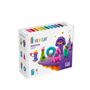 Set Masa Moldeable Hey Clay Monstruos x 15 Envases
