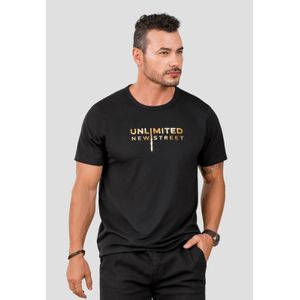 Camiseta Hombre Negro Mp 105402