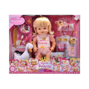 Nenuco Princess Muñeco Bebé con 11 Funciones y Accesorios 42 cm