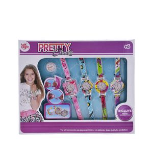 Set Fashion Relojes y Manillas Toy Logic