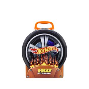 Organizador Metálico Forma De Rueda Para 29 Carros Hot Wheels