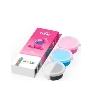 Masa Moldeable Hey Clay Monstruo Terry x 5 Colores