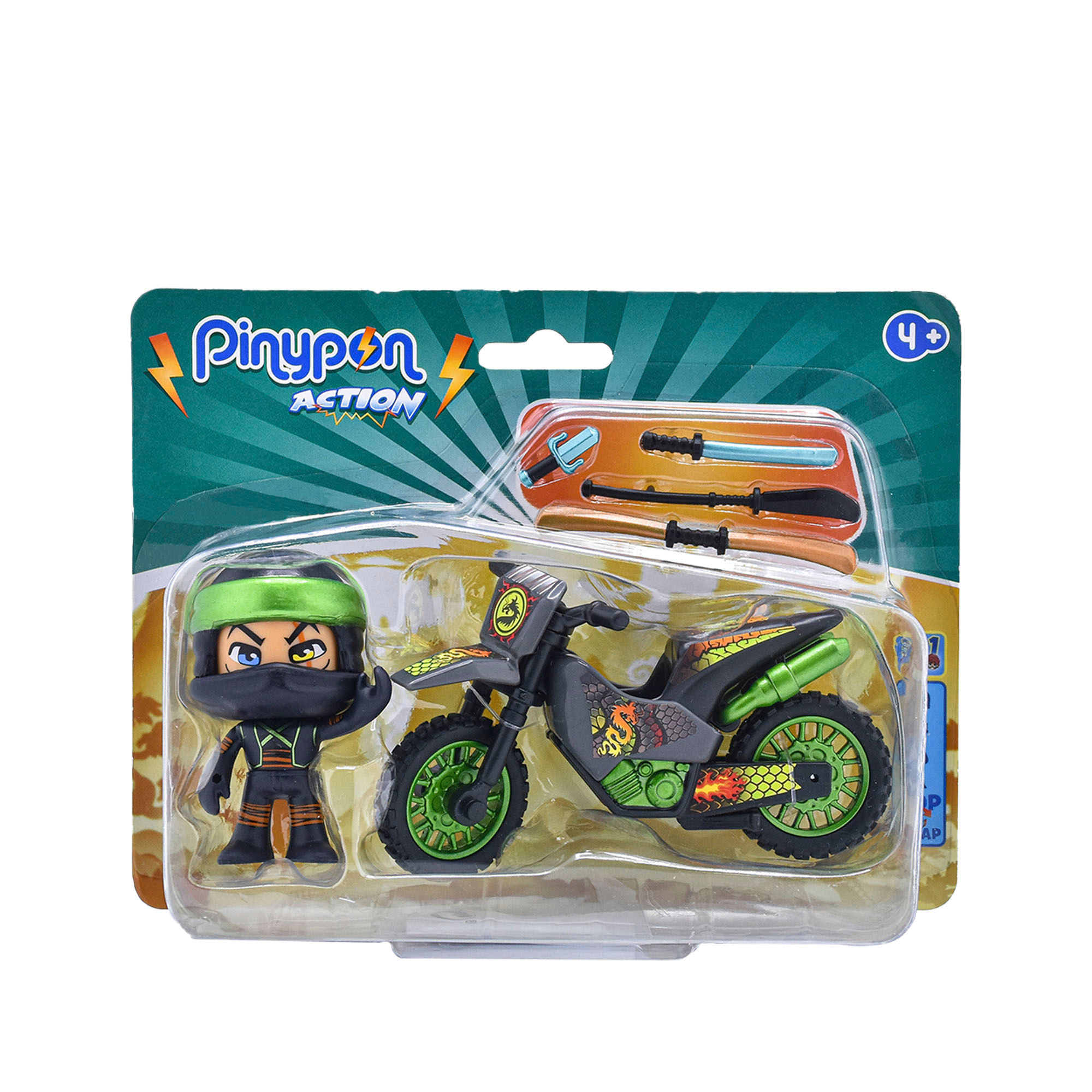 Action Figure Moto Pinypon Action PinyPon Action Police With
