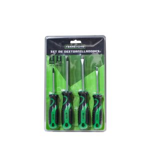 Kit de Destornilladores X 4 Piezas Ferrenovo
