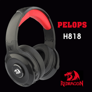 Diadema Inalámbrica 7.1 Redragon Pelops H818 Pc, Xbox One, Ps4