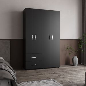 Closet Barilo 2 Cajones 200X120X45 RTA Wengue