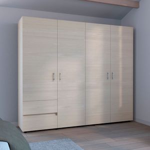 Closet Dassel 200X230X53 Homecollection Niebla Blanco