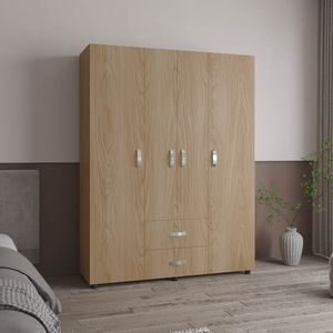 Closet Barilo 200X150X49 RTA Fresno Eu Wengue