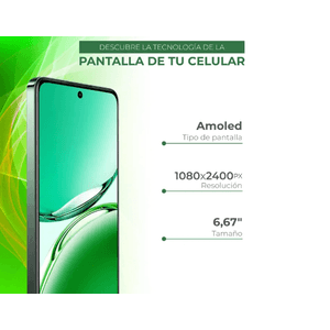 Celular OPPO Reno 12F 256GB 5G Verde+Speaker