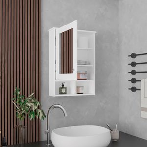 Gabinete baño Viña 73X53X16 RTA Blanco ZF