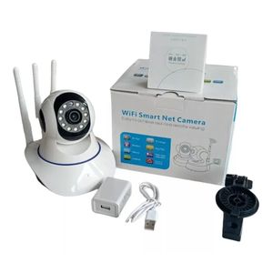 Camara De Seguridad Robotica Ip Full Hd Wifi Vigilancia 3 Antenas