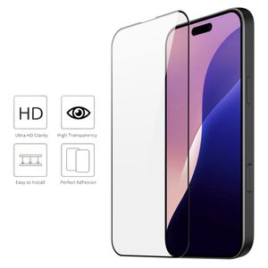 Estuche Silicone Case + Vidrio Premium para Celular Iphone 16 Color Negro