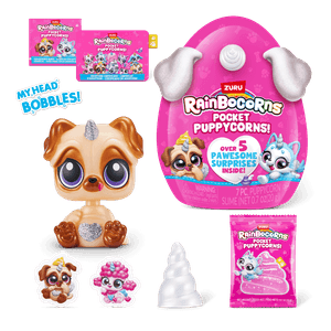 Peluche Sorpresa Puppycorn S11 Bobble Head - Multicolor - Rainbocorn
