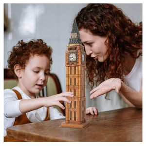 Rompecabezas 3D Big Ben - 44 Pz Nivel Avanzado - Cubic Fun
