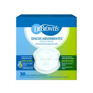 Protectores Desechables X 30 Und Lactancia Materna Pezon -  Dr Brown's