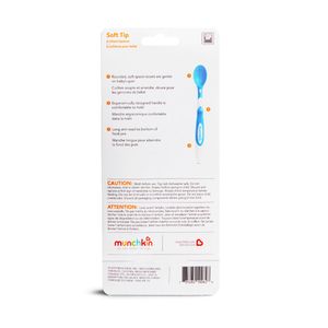 Cucharas Silicona Punta Suave X 6 Multicolor Claras - Munchkin