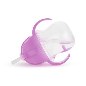 Vaso Antiderrame 7Oz Con Pesa y Pitillo Flexible LIlaP - Munchkin