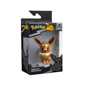 Figura De Accion Deluxe Eevee 7Cm Color Metalico - Pokemon