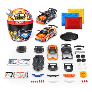 Casco Gr Heroe De Velocidad Arma Tu Vehiculo Gris Naranja - Metal Machines