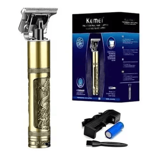 Maquina Patillera Kemei Km-228 Color Dorada 1200 mAh