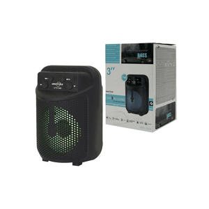 Parlante Recargable 3" GTS-1349 Color Negro Con Bluetooth Y FM