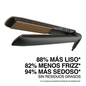 Plancha Alisadora Remington Keratin Therapy Con Keratina-Aceite De Argan Y Placas Flotantes