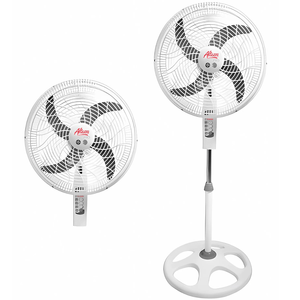 Ventilador Altezza 2 En 1 Con 18 Pulgadas 4 Aspas Y Malla Plastica Color Blanco