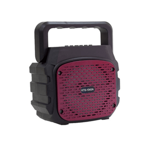 Parlante Recargable 4" KTS-1043A/B Color Rojo Con Bluetooth Y FM