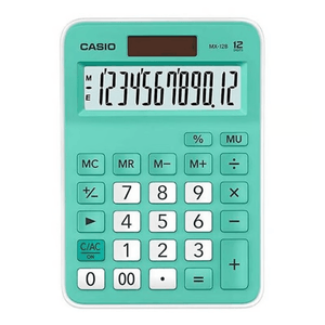 Calculadora Casio 12 Digitos MX-12B-GN Verde Menta
