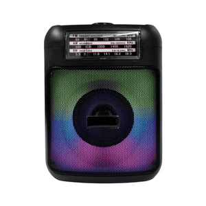 Parlante Recargable 3" KTF-1421 Color Negro Con Bluetooth Y FM