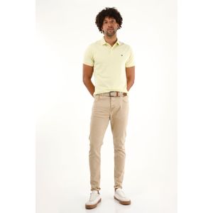 Polo amarilla licrada para hombre