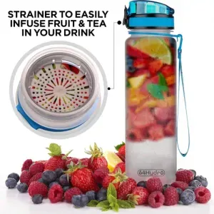 Botella De Agua De 32 Onzas Filtro De Infusión De Frutas
