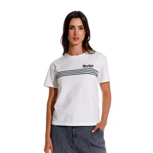 Camiseta Manga Corta Para Mujer Le Marithe Girbaud