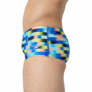 Pantaloneta De Baño Brief Allover Digital 14Cm Hombre