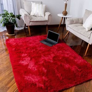 Tapete Terciopelo Rojo con Blanco 2.00mt x 1.50mt