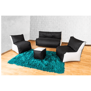 Sala Puff Relleno E-foam: 2 Sillas + 1 Sofá + Obsequio