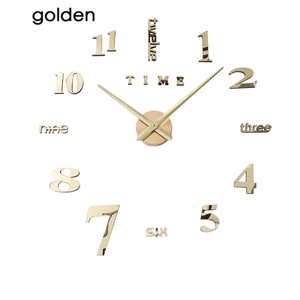 Reloj 3D ZH015 Dorado