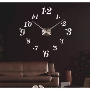Reloj 3D ZH025 Plateado