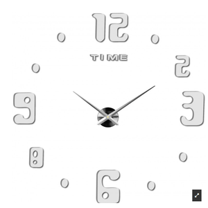 Reloj 3D ZH018 Plateado