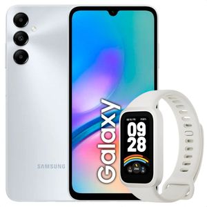 Celular Samsung Galaxy A05S 128GB /6GB Slv + Band 9 Active Wht