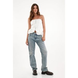 Camisa Strapless tipo corsé para mujer