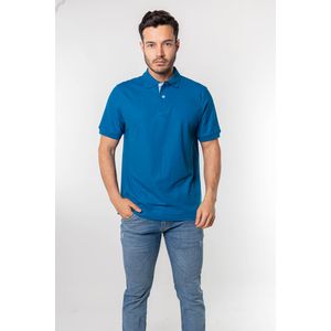 Camiseta tipo polo para hombre petroleo kapo