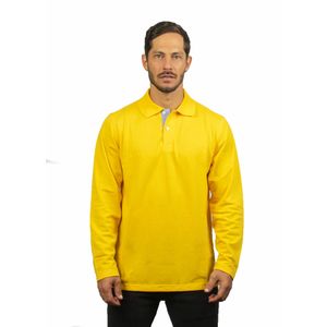 Camibuso tipo polo para hombre amarillo kapo