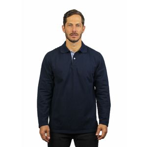 Camibuso tipo polo para hombre azul oscuro kapo