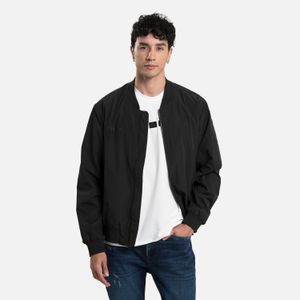 Chaqueta Bomber Color Negro Para Hombre