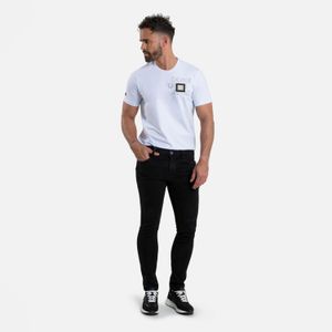 Jean Slim Color Negro Para Hombre