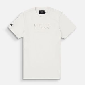 Camiseta Premium Manga Corta Color Ivory Para Hombre